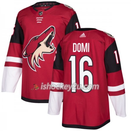 Mænd NHL Arizona Coyotes Trøje Max Domi 16 Adidas 2017-2018 Maroon Authentic Mænd NHL Arizona Coyotes Trøje Max Domi 16 Adidas 2017-2018 Maroon Authentic